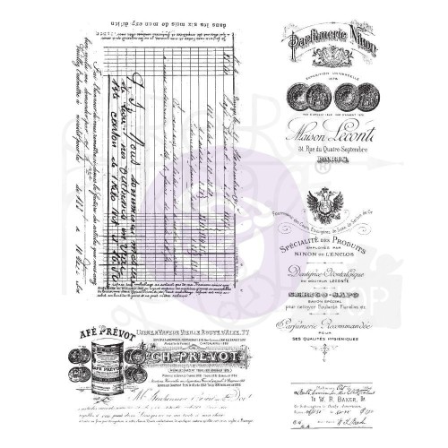 Stempel gumowy kauczukowy Old Paper Work 967031 Prima