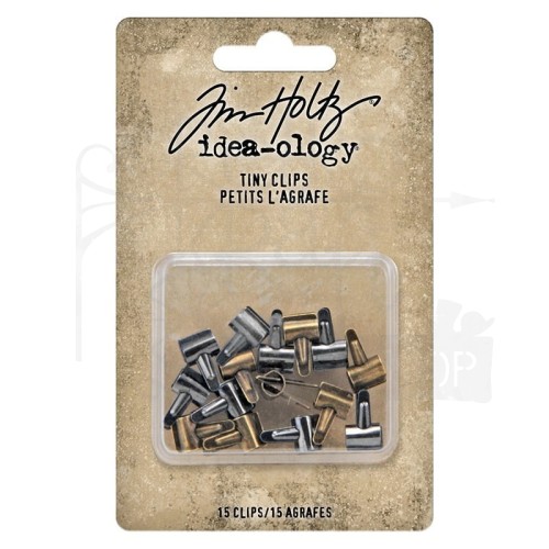 Ozdoby metalowe ćwieki - łby śrubek Idea-Ology Metal Screw-Top Paper Fasteners 99szt TH92790 Tim Holtz
