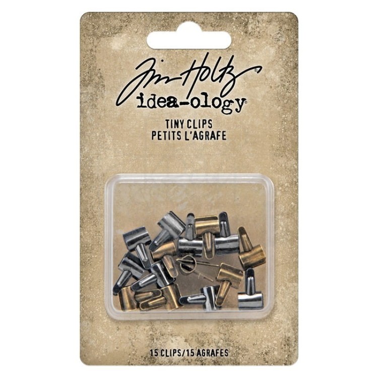 Ozdoby metalowe ćwieki - łby śrubek Idea-Ology Metal Screw-Top Paper Fasteners 99szt TH92790 Tim Holtz