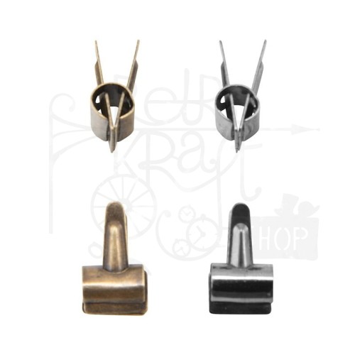 Ozdoby metalowe ćwieki - łby śrubek Idea-Ology Metal Screw-Top Paper Fasteners 99szt TH92790 Tim Holtz