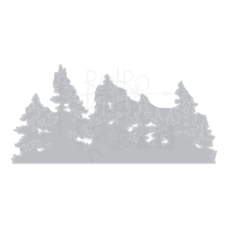 Wykrojnik Thinlits Dies Tree Line las 661604 Sizzix