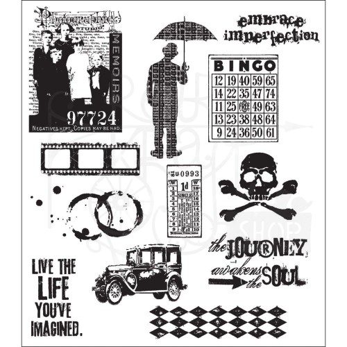 Stempel gumowy kauczukowy Mini Muse CMS-LG 63 Stampers Anonymous