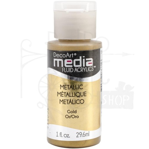 Fluid Acrylics płynny pigment polimerowo-akrylowy Gold DMFA49 DecoArt