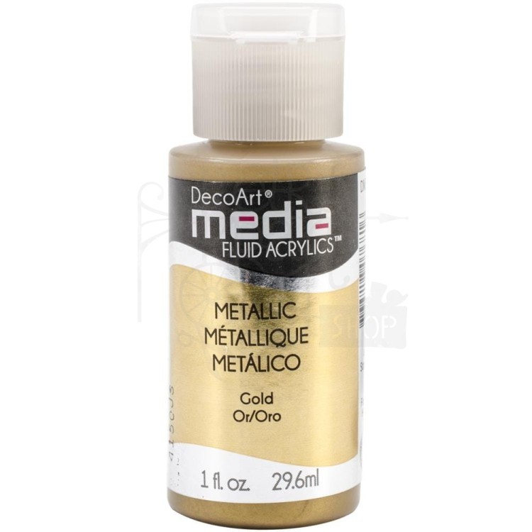 Fluid Acrylics płynny pigment polimerowo-akrylowy Gold DMFA49 DecoArt