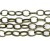 Łańcuszek metalowy 8x6mm 1mb - brąz