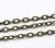 Łańcuszek metalowy 4.5x3mm - brąz 1mb