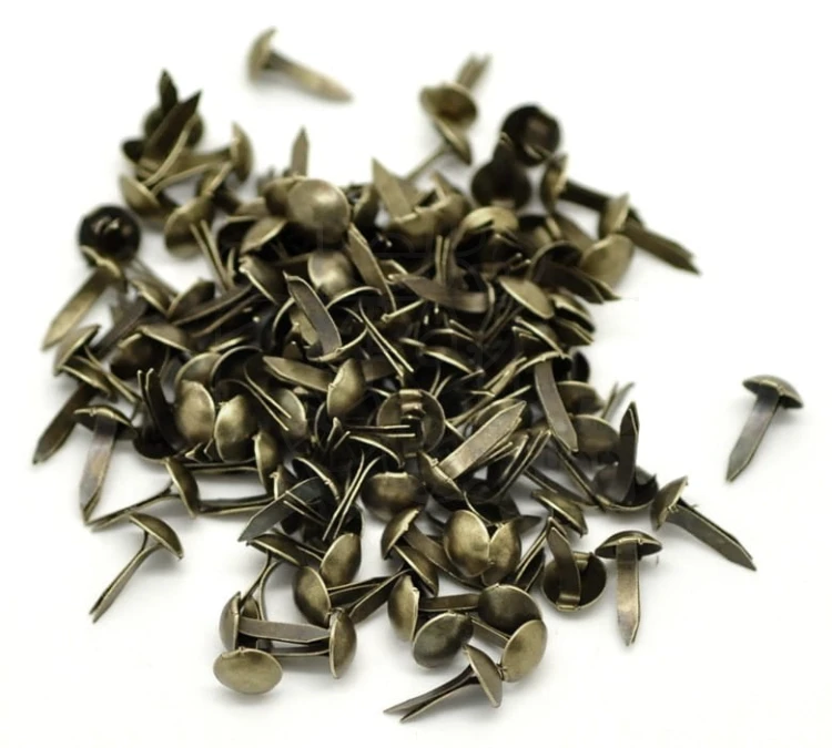 Ćwiek metalowy 9x5mm - brąz