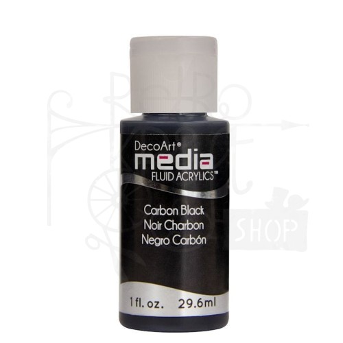 Fluid Acrylics płynny pigment polimerowo - akrylowy Carbon Black DMFA05 DecoArt