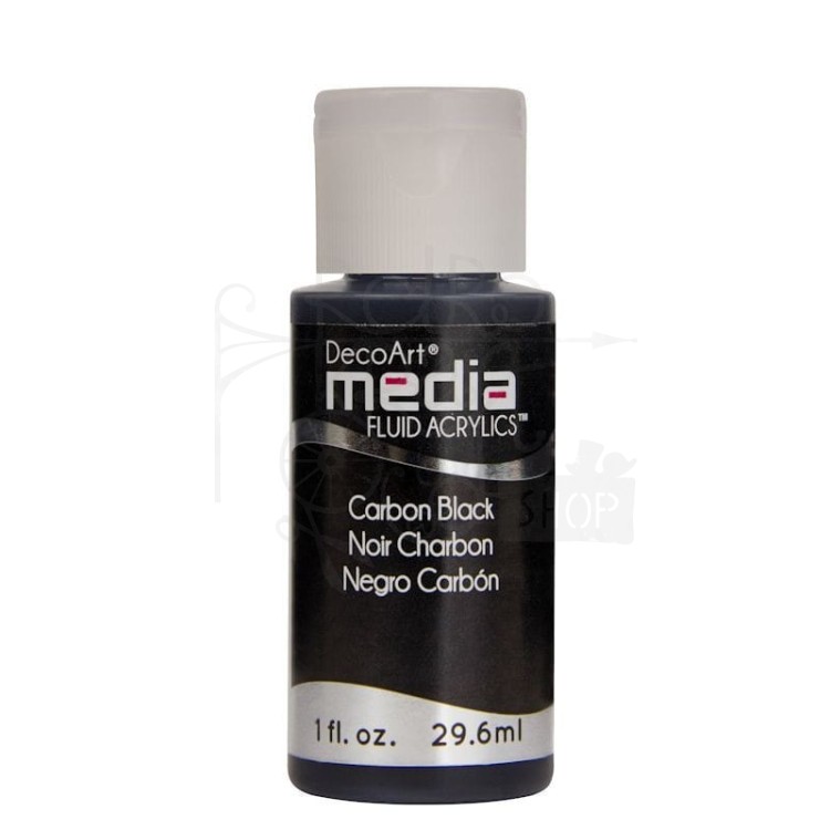 Fluid Acrylics płynny pigment polimerowo - akrylowy Carbon Black DMFA05 DecoArt