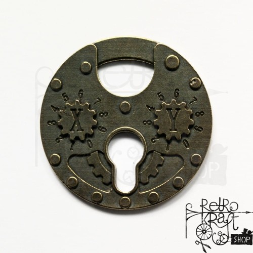 Ozdoba metalowa Kłódka Padlock 5 STE Mitform