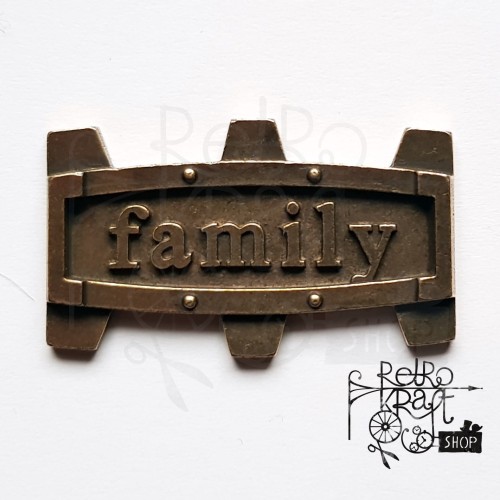 Ozdoba metalowa Ramka Frame 4.4 family STE Mitform