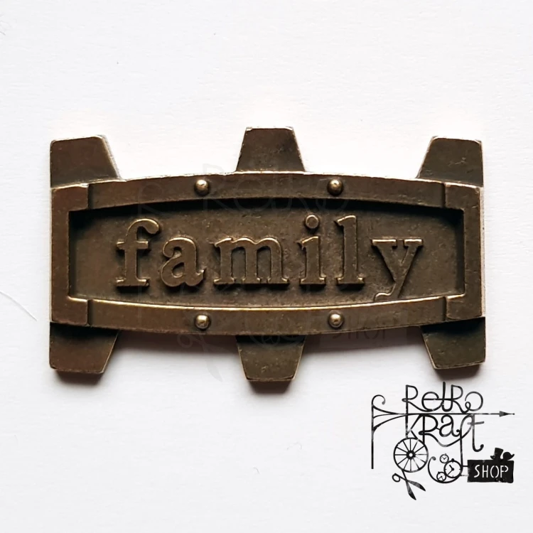 Ozdoba metalowa Ramka Frame 4.4 family STE Mitform
