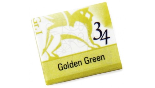Akwarela w kostce Golden green 1,5ml Renesans
