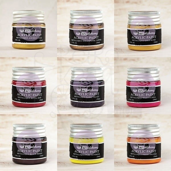 Farba akrylowa Art Alchemy Metallique Black Berry