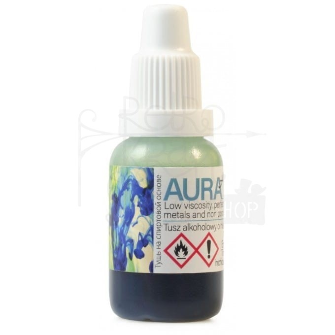 Tusz alkoholowy Aura Lemon Yellow żółty cytrynowy Renesans