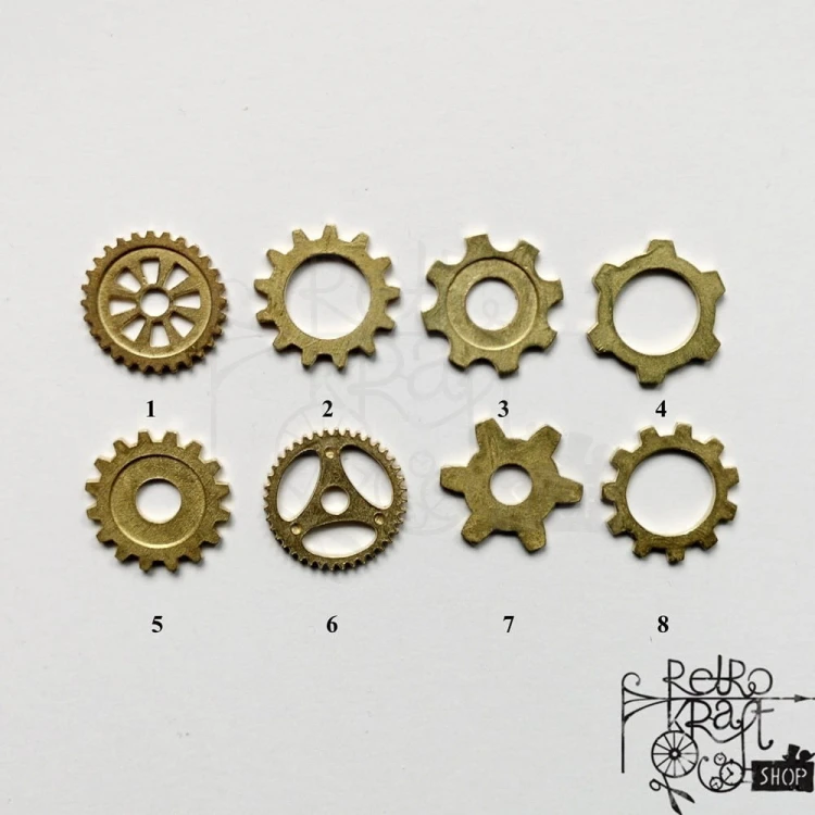 Ozdoba metalowa Koło zębate 20mm STE 3 Mitform