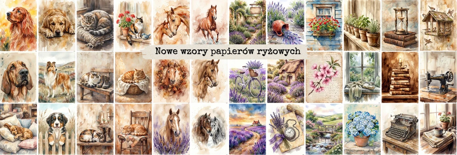 Nowe papiery ryżowe retro 2026.04