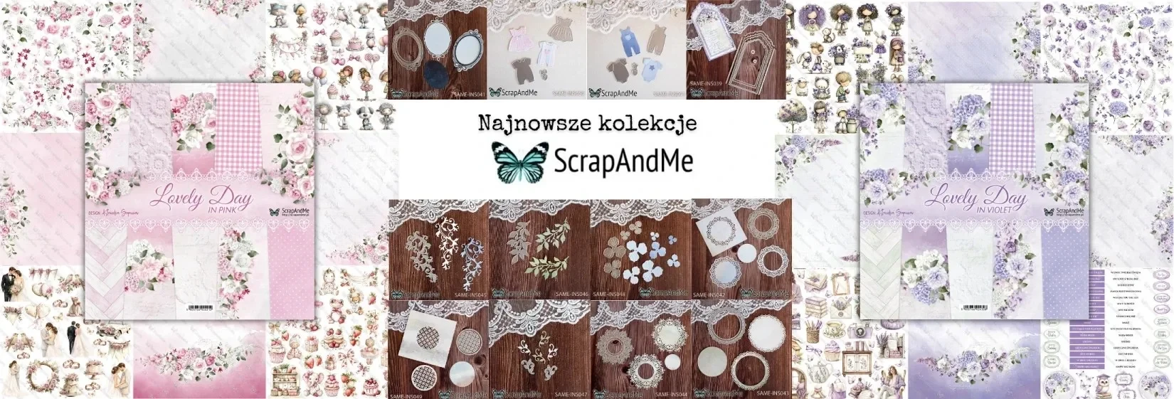 ScrapAndMe - najnowsze kolekcje 'LovelyDay IN PINK' i'LovelyDay IN VIOLET' - 2026-06