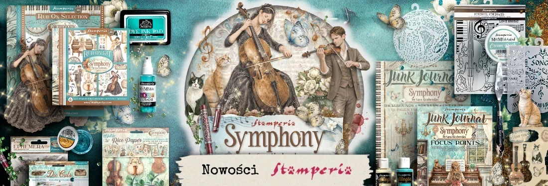 Nowości Stamperia 2026.06 - kolekcja Symphony