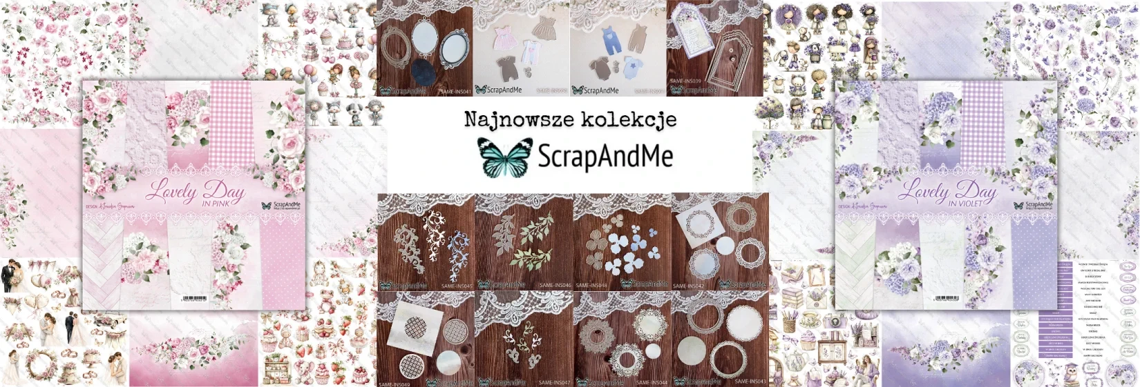 ScrapAndMe - najnowsze kolekcje 'LovelyDay IN PINK' i'LovelyDay IN VIOLET' - 2026-06